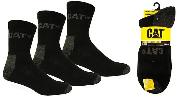 Castorama 3 Paires De Chaussettes Basses Caterpillar Work Sneakers Taille 41/45 boutiqued en ligne 1