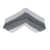 fashioniable Castorama Angle Intérieur En Caoutchouc Imperméable 14 x 14 x 6 x 6 cm 5