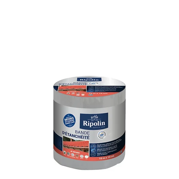 acheter Castorama Bande D’étanchéité Ripolin Gris 10 Cm X L.10 M 1