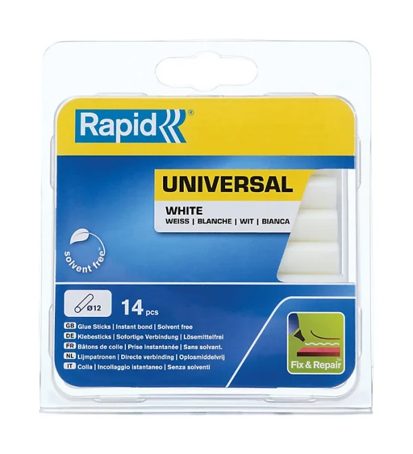 Castorama Bâtons De Colle Blanche Universelle 12 Mm. Parfait Pour Les Travaux De Fixation Et De Réparation. Paquet De 14 Bâtons Courts. magasin en ligne france 1