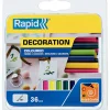 Castorama Bâtons De Colle Colorée Pour Décoration Ø7mm X 94mm, Lot De 36 X 5 Couleurs Authenticité garantie 7