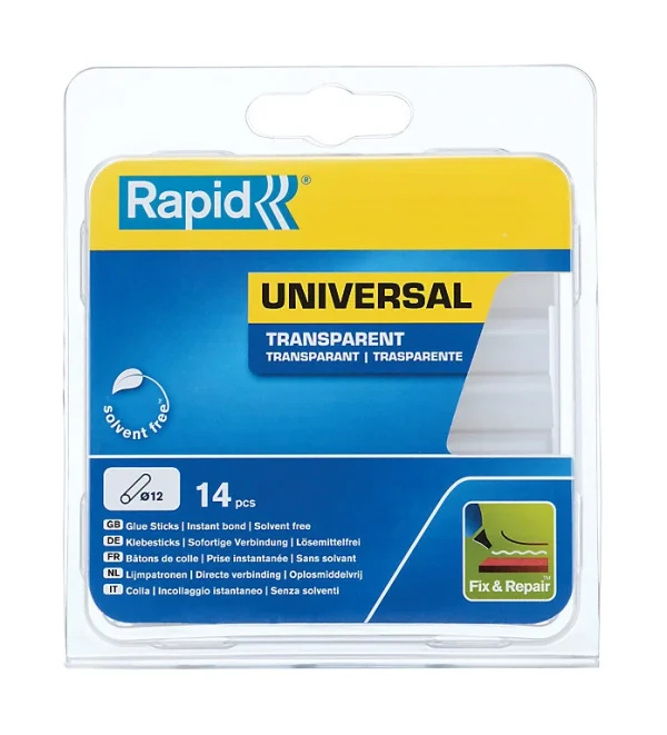 Castorama Bâtons De Colle Transparente Universelle 12 Mm. Parfait Pour Les Travaux De Fixation Et De Réparation. Paquet De 14 Bâtons Courts. à prix promos 1