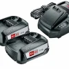 Castorama Batterie Bosch Starter-Set 18V – 2×2.5Ah + Chargeur AL 1830 CV à prix réduits 7
