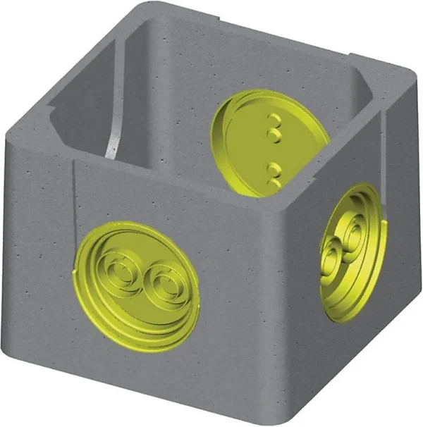 Castorama Boîte Béton à Opercules Epers 40 X 40 Cm Prix très abordable 1