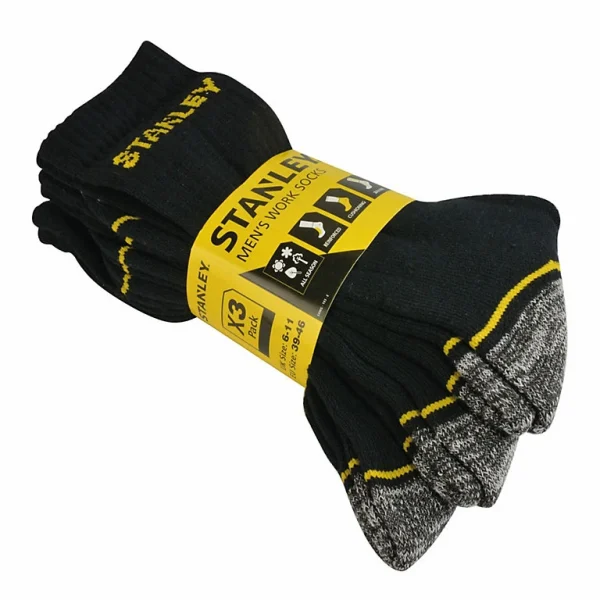 Castorama Chaussette Stanley Taille 39 à 42, Lot De 3 Paires vente pas cher en ligne 1