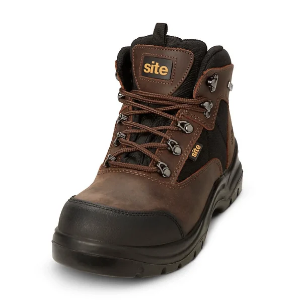 jusqu'à Castorama Chaussures De Sécurité Hautes Onyx Imperméables Marron Site Taille 43 1