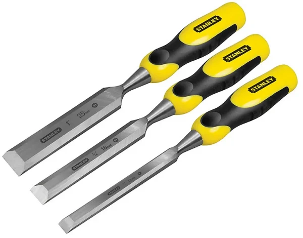 soldes de Noël Castorama Ciseaux à Bois Dynagrip Stanley, 3 Pièces 1