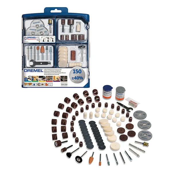 Castorama Coffret Accessoires Multi-usage Dremel 150 Pièces marques pas cher 1