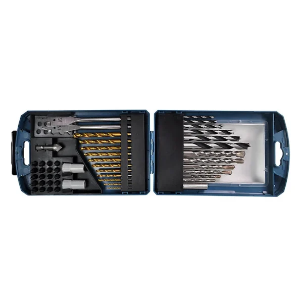 Retour Facile et Gratuit Castorama Coffret Assortiment Forets Et Embouts Perçage Vissage Erbauer (50 Pcs) 1