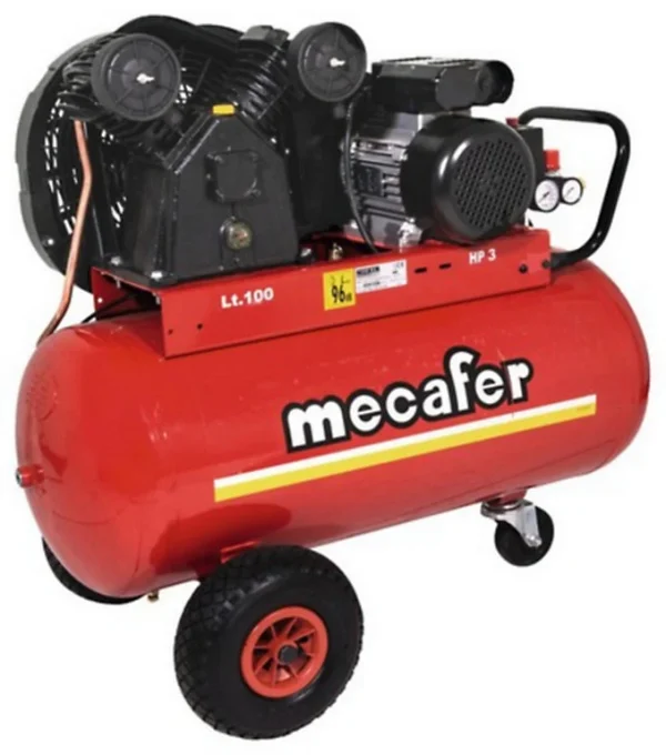 Castorama Compresseur Lubrifié Courroie Mecafer 100L 3HP marque pas cher 1