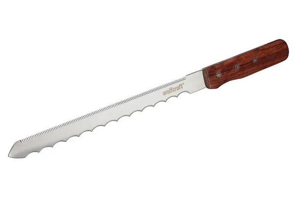 bas prix Castorama Couteau Pour Matériaux Isolants Poignée Bois Wolcraft 270 Mm 1