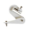Castorama Crochet Orientable PVC Pour Couverture Ondulée Blanc grande marque pas cher 5
