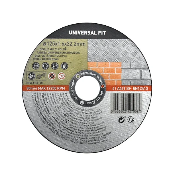 Castorama Disque De Coupe Multi 125×1,6×22,2 mm Universel Fit achat 1