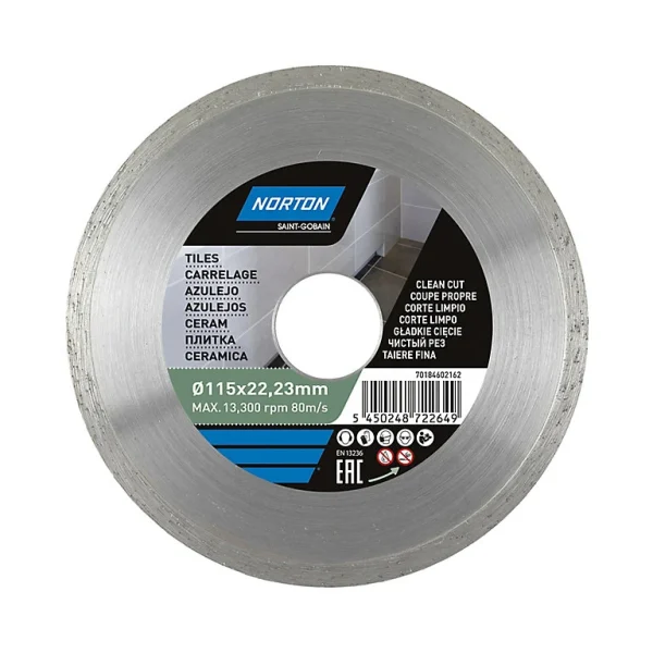 magasin paris Castorama Disque Diamant Continu Carrelage Norton 115×22,2 mm 1