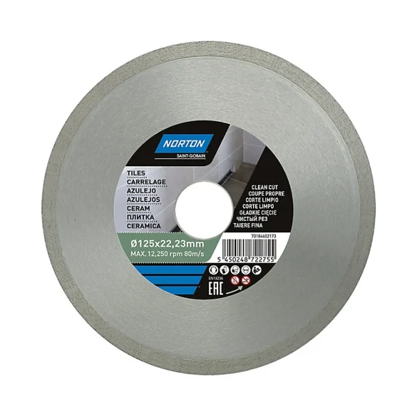Castorama Disque Diamant Continu Carrelage Norton 125×22,2 mm outlet 1