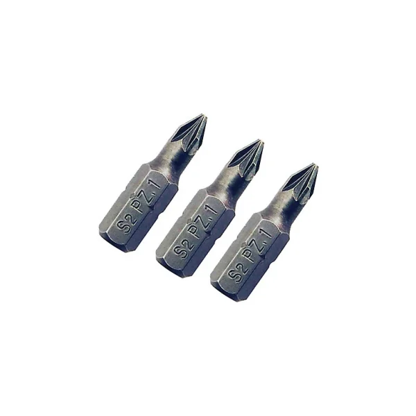Boutique officielle Castorama Embout De Vissage Standard PZ1 25 mm Universel – 3 Pièces 1
