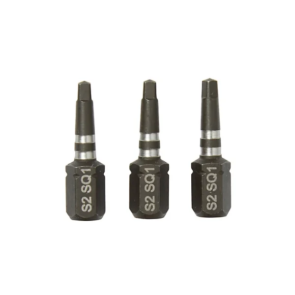 boutiqued en ligne Castorama Embout De Vissage Torsion Impact SQ1 25 mm Erbauer – 3 Pièces 1
