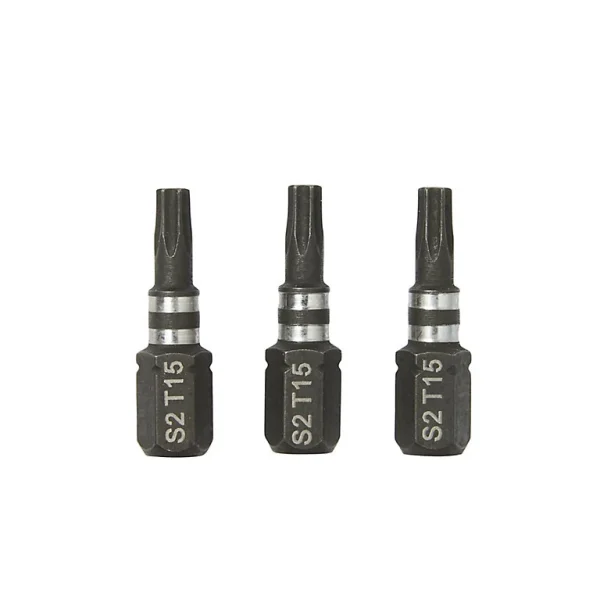 Castorama Embout De Vissage Torsion Impact TX15 25 mm Erbauer – 3 Pièces économies garanties 1