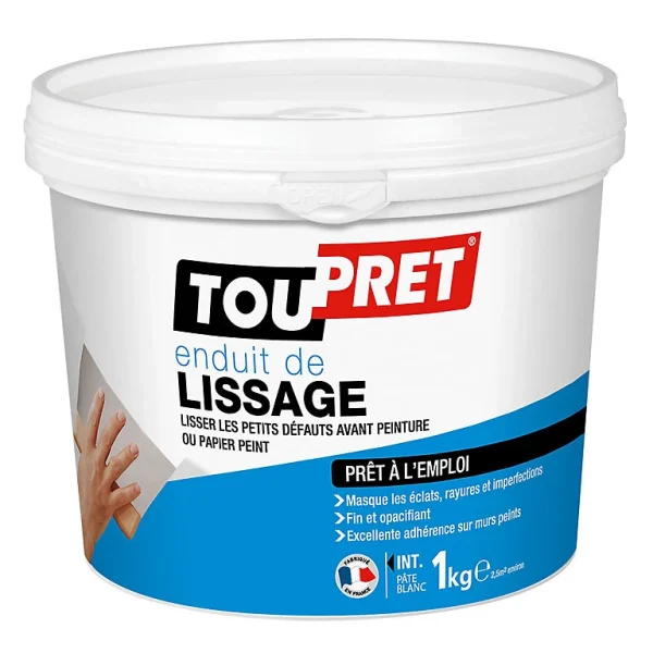pas cher Castorama Enduit De Lissage Prêt à L’emploi Toupret 1kg 1