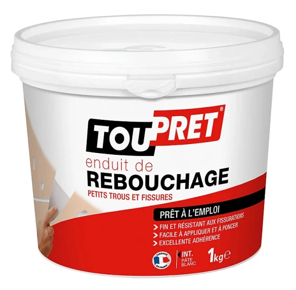Castorama Enduit De Rebouchage Prêt à L’emploi Toupret 1kg pas cher en ligne 1