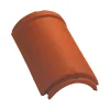 Castorama Faîtière Arêtier 1/2 Rond à Emboîtement Oméga Rouge Nuancé design à la mode 5