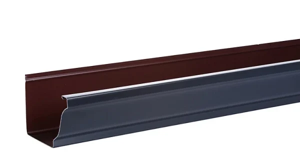 Castorama Gouttière Alu Bleu Ø33 Mm L.4 M prix pas cher 1