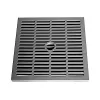 vente pas cher Castorama Grille D’évacuation Sol 300 X 300 Mm Grise 7