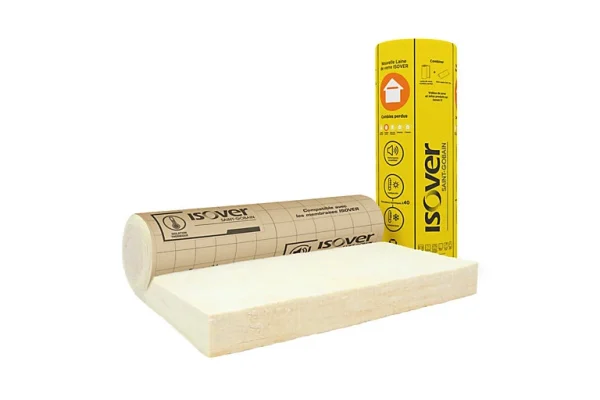 De Qualité Castorama Laine De Verre Combles Perdus Et Plafonds ISOVER ép.200 Mm – Rouleau Kraft 1,2 X 4,5 M R. 5 M².K/W 1