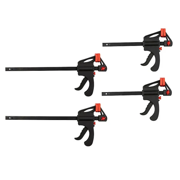 Castorama Lot De 4 Serre-joints 1 Main (2 x 150 Mm, 2 x 300 Mm) excellente qualité 1