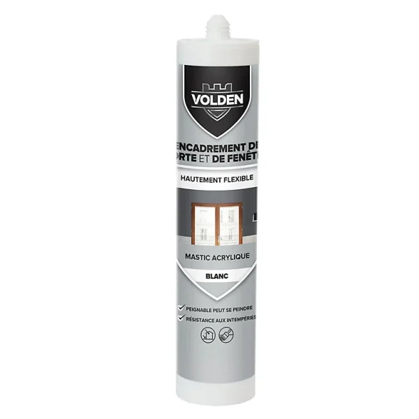 Castorama Mastic Acrylique Porte Et Fenêtre Volden Blanc 280ml mode pas chere 1