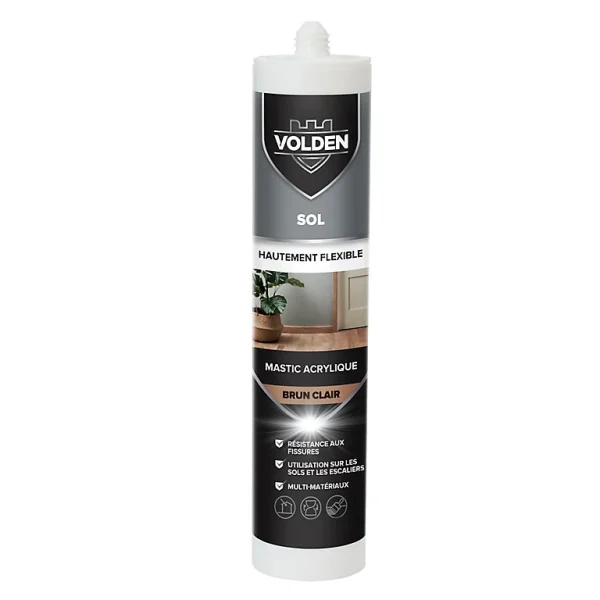 Castorama Mastic Acrylique Sol Volden Chêne 280ml en promotion 1