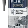 Castorama Mastic Colle Bostik Flexpro PU 811 Gris Anthracite 300ml De super promotions disponibles 7