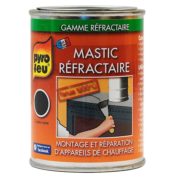 Castorama Mastic Réfractaire En Boîte De 450 G Prix très abordable 1