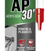 Castorama Mastic Rubson AP30 Finitions Et Fissures Spécial Peinture Blanc Cartouche 300ml Dernières Nouveautés 5