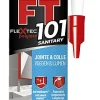 mode Castorama Mastic Rubson FT 101 Sanitaire Blanc Cartouche 280ml 5
