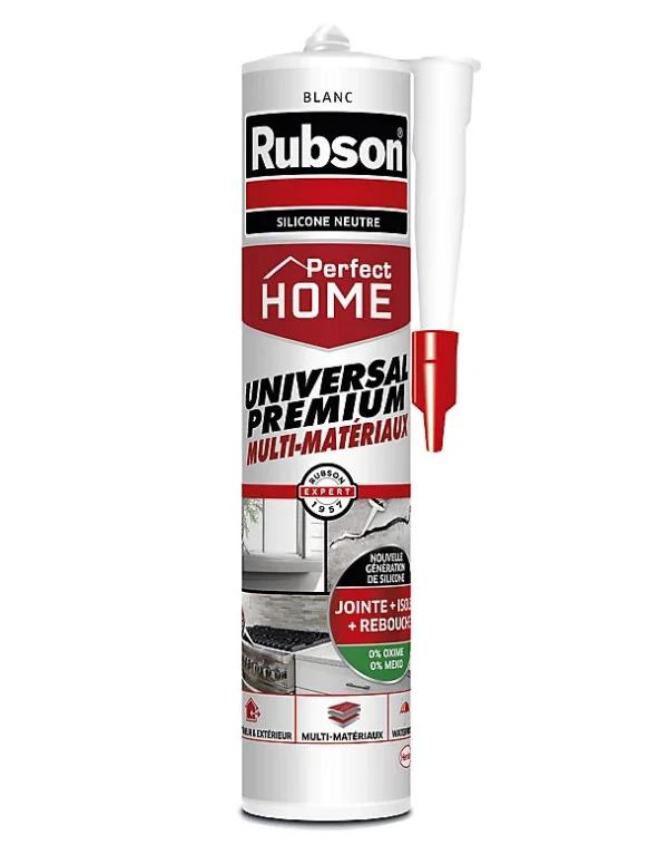 magasin en ligne france Castorama Mastic Rubson Sanitaire Je Jointe Blanc MSP 200ml 1
