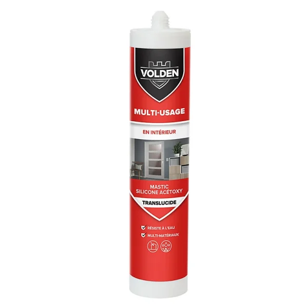 Castorama Mastic Silicone Acétoxy Multi-usage Volden Transparent 280ml Achat 1