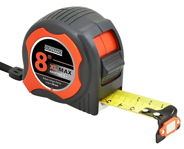 Authenticité garantie Castorama Mètre Ruban XL 28 Mmx 8 M 1