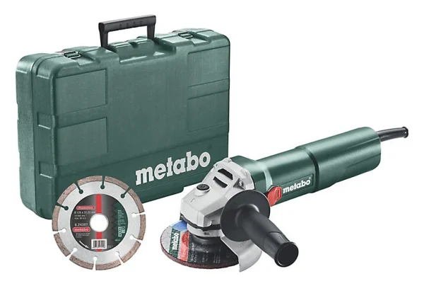magasin solde Castorama Meuleuse D’angle Metabo W 1100-125 Set, 1100W ø125 Mm 1