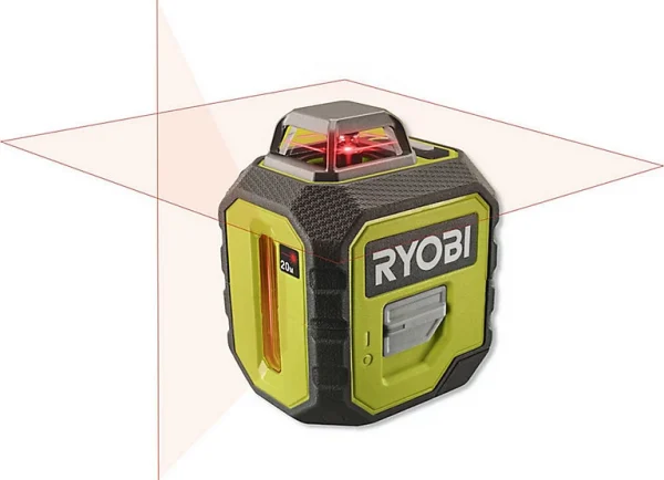 marque pas cher Castorama Niveau Laser Ryobi RB360RLL Rouge 360° 25m 1
