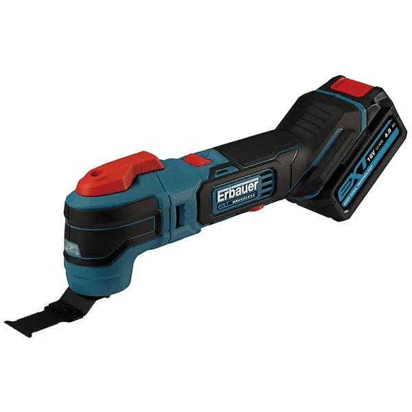 SOLDES TOUT À Castorama Outil Multifonction Erbauer EMT18-Li 18V – 4Ah 1