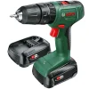 authentiques Castorama Perceuse Visseuse à Percussion Bosch EasyImpact 18V-40 18V – 2x2Ah 7