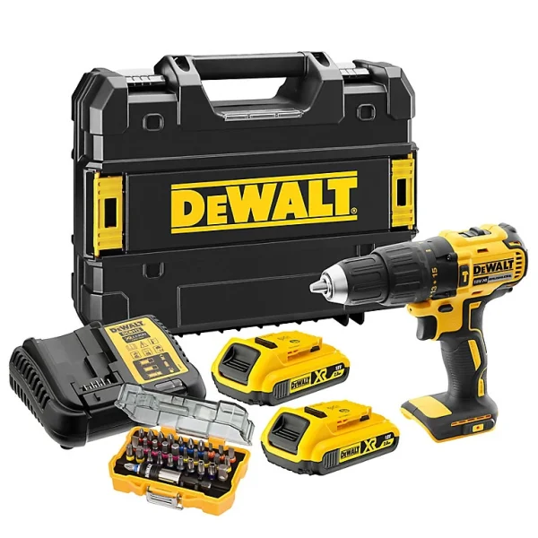styles dernier cri Castorama Perceuse Visseuse à Percussion DeWalt DCD778D2TA 18V – 2x2Ah + Accessoires 1