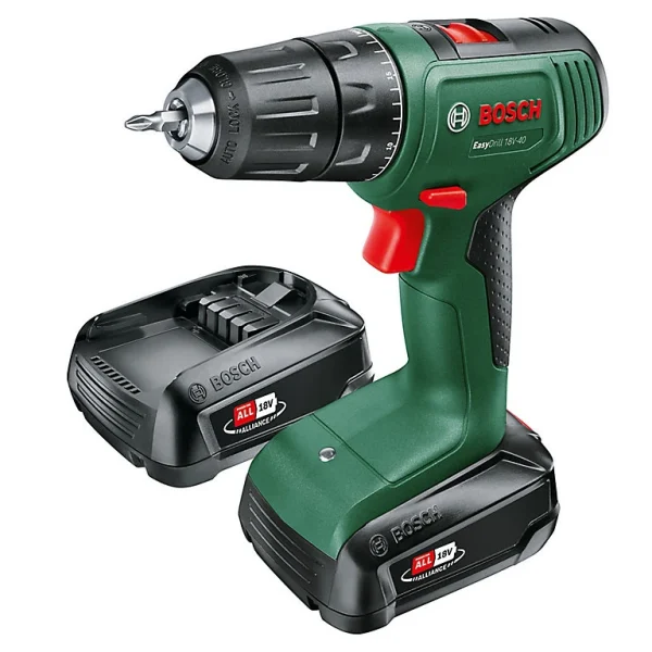 Castorama Perceuse Visseuse Sans Fil Bosch EasyDrill 18V-40 2 X 1,5Ah + Chargeur AL18V-40V-20 à prix réduits 1