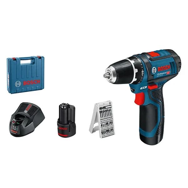 Castorama Perceuse Visseuse Sans Fil Bosch Professional GSR10,8-2-LI 10.8V-2Ah Livraison gratuite 1