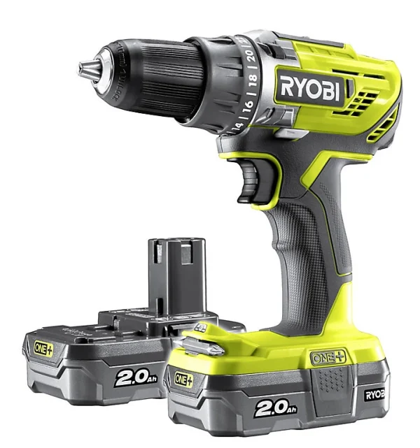 Castorama Perceuse Visseuse Sans Fil Ryobi R18DD3-220S 18V-2Ah Promotio de vente 1
