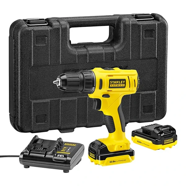 Castorama Perceuse Visseuse Sans Fil Stanley Fatmax MCD011S2K 10.8V-2×1,5Ah boutique 1
