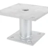 Castorama Pied De Poteau Platines Fixes 100/150 Alberts guranteed de qualité 5