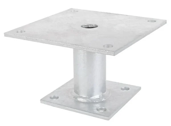 Castorama Pied De Poteau Platines Fixes 100/150 Alberts guranteed de qualité 1