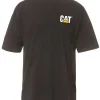 pas cher T-shirt Noir Caterpillar Taille L 5